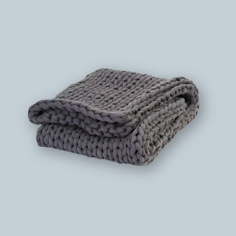 Dreamer Cotton Weighted Blanket - Knitted, Breathable Calm by Zencelle